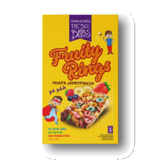 THE BEE BROS Μπάρα δημητριακών με μέλι και φρούτα 5x25gr